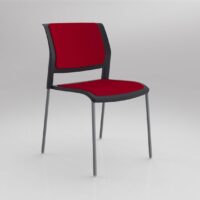 Game 4 Leg Chair With Upholstered Seat And Back