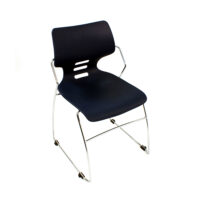 Indy Chair Upholstered - Black