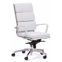 Mode White Highback Executive Office Chair