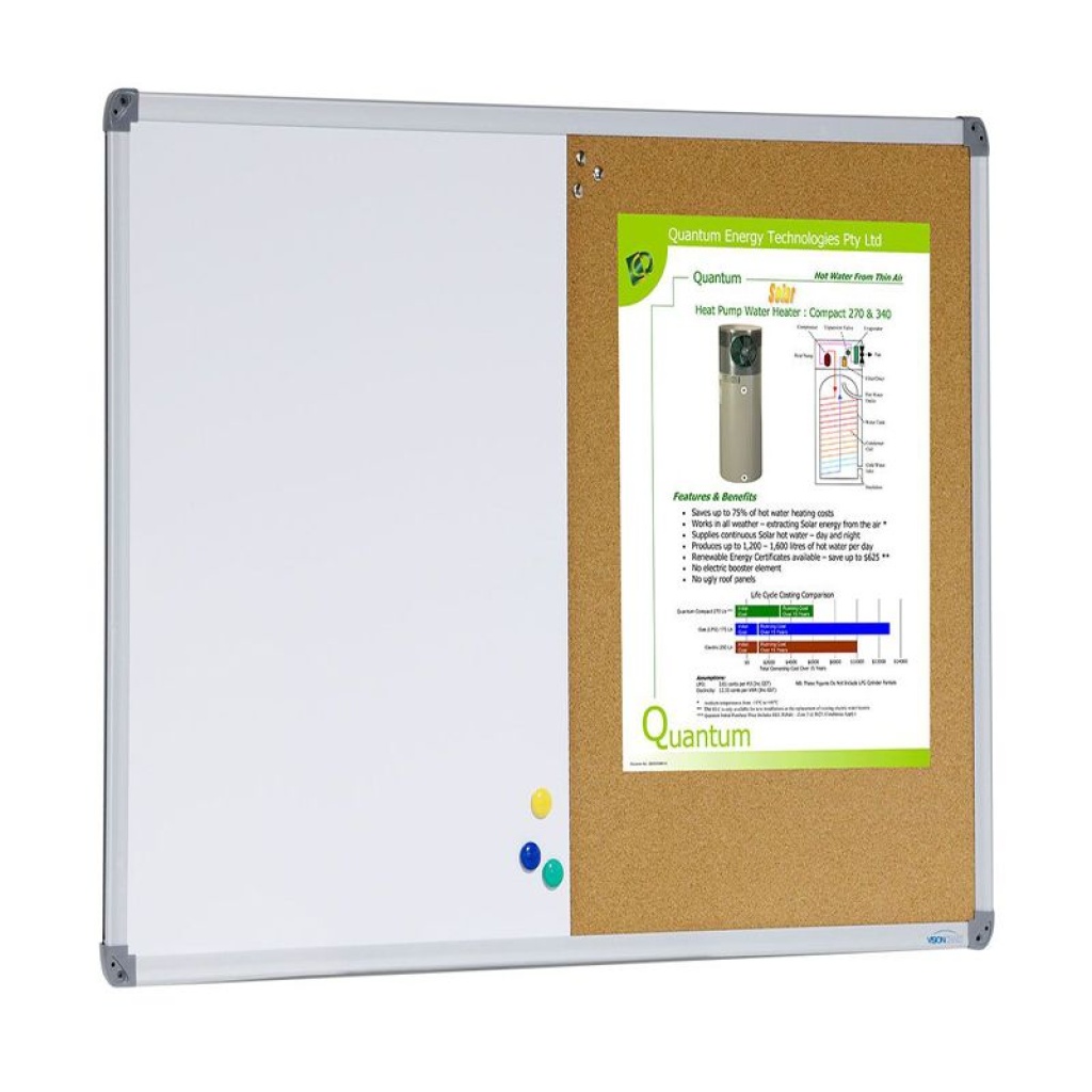 Buy Whiteboard Combo Whiteboard/Corkboard Abbotts Office Furniture