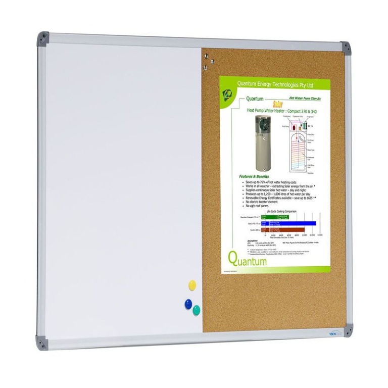Buy Whiteboard Combo Whiteboard/Corkboard Abbotts Office Furniture
