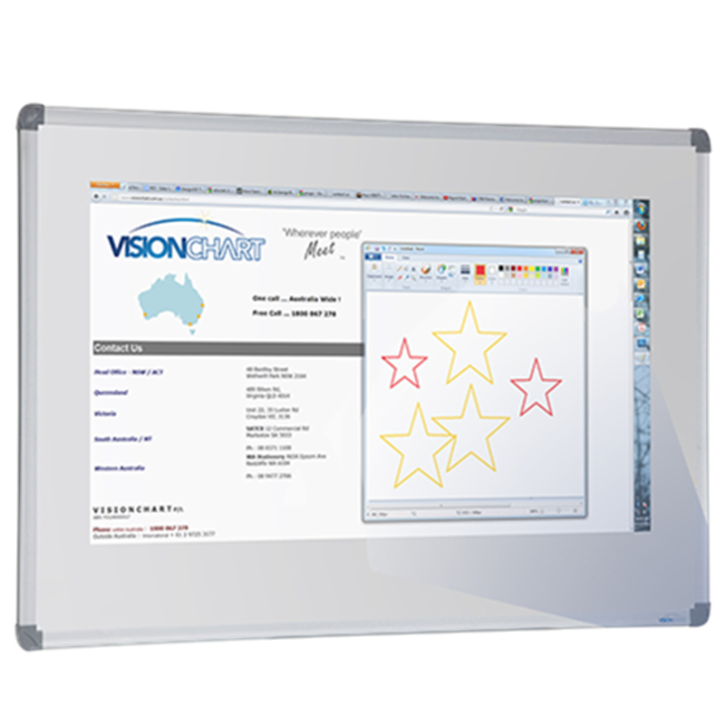 Buy Porcelain Projection Whiteboard Abbotts Office Furniture