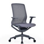 Aria chair in charcoal.