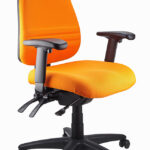 Endeavour 103 office chair in orange.