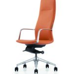 Seaford executive chair in orange.