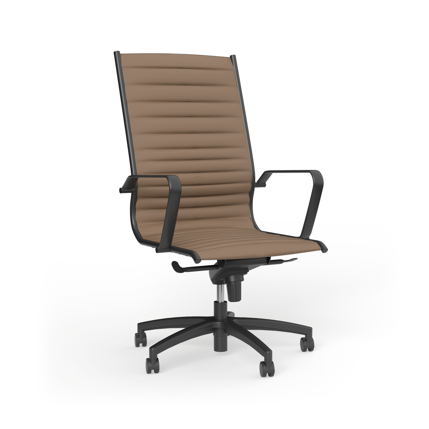 Highback-1 Metro high back chair in chocolate.