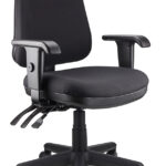 Middy office chair with arms.