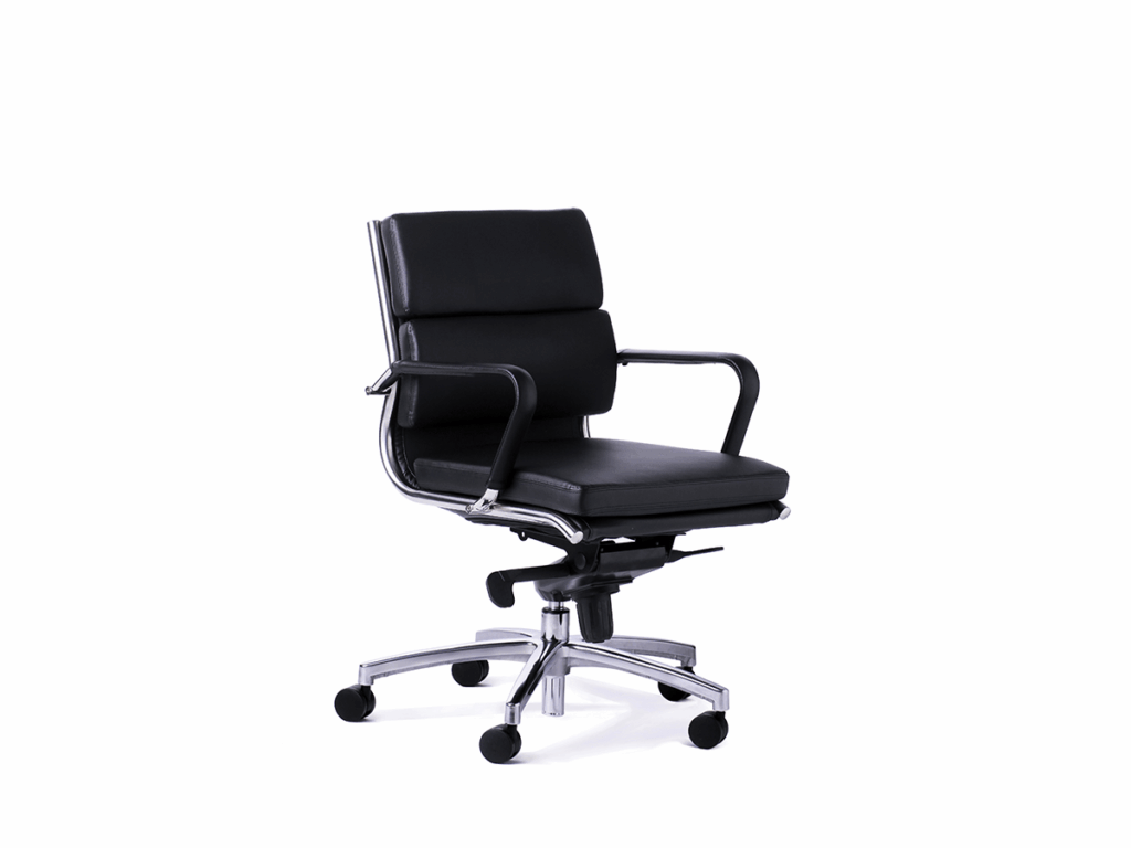 Mode midback chair in black.