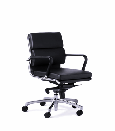 Mode midback chair in black.