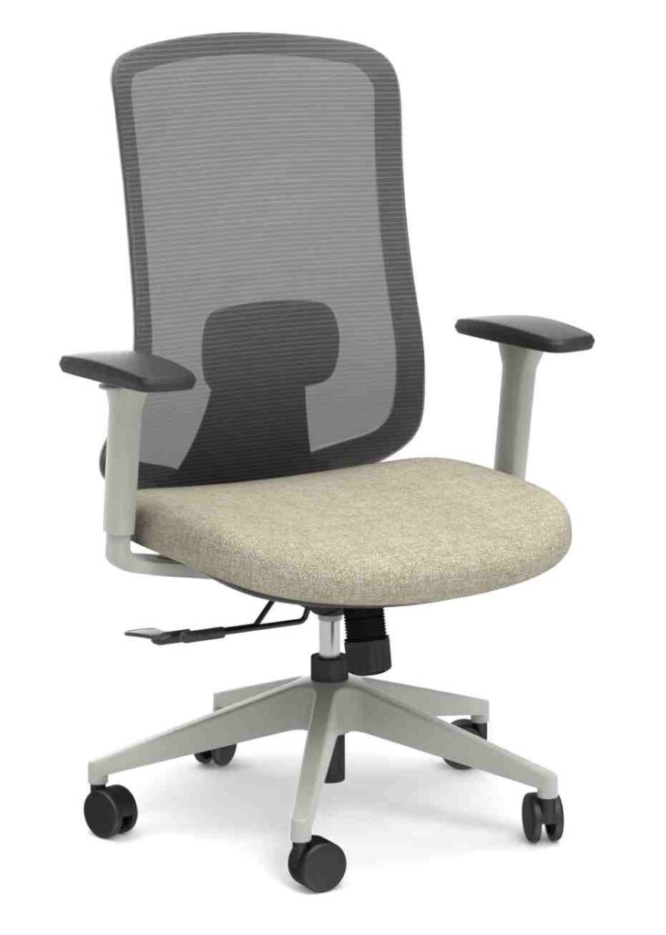 Tara office chair n white.
