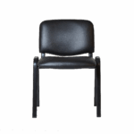 Nova visitor chair in black PU.