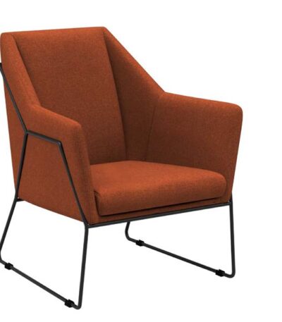 Eadu lounge chair in auburn.