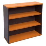Rapid Worker bookcase in cherry/ironstone.