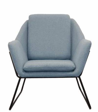 Cardinal chair in blue.