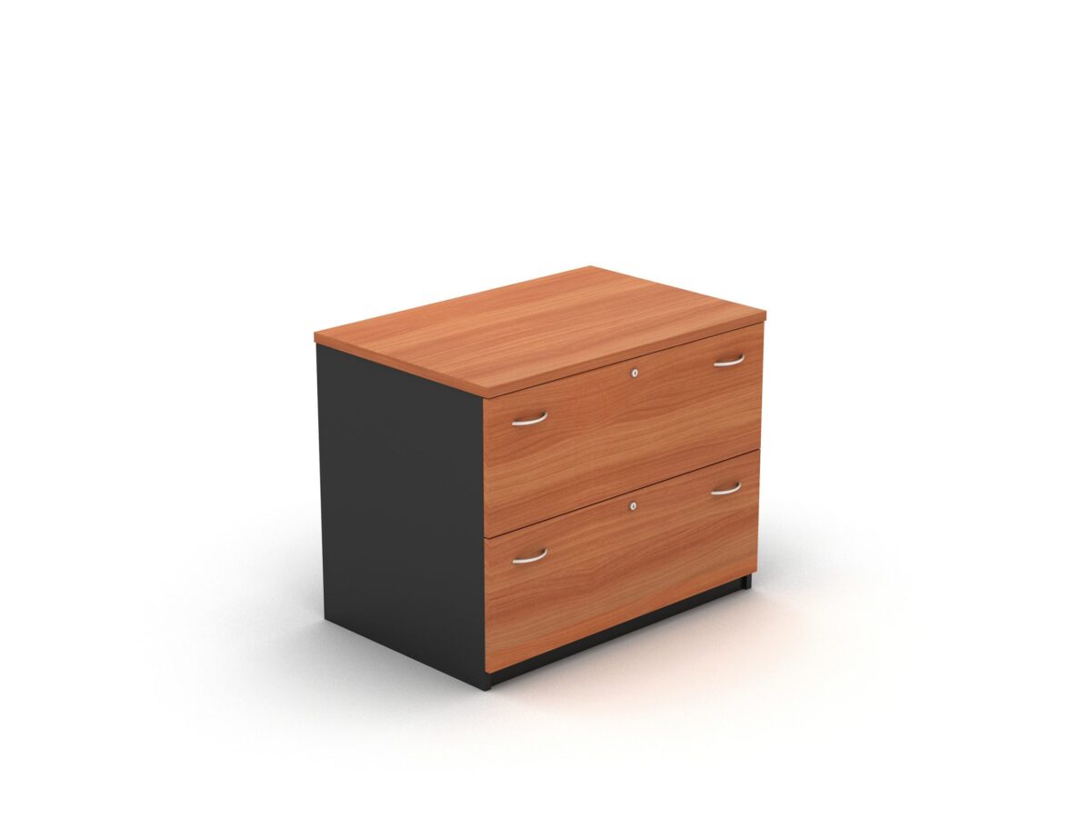 OM lateral filing cabinet in cherrry.