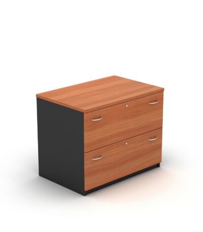 OM lateral filing cabinet in cherrry.