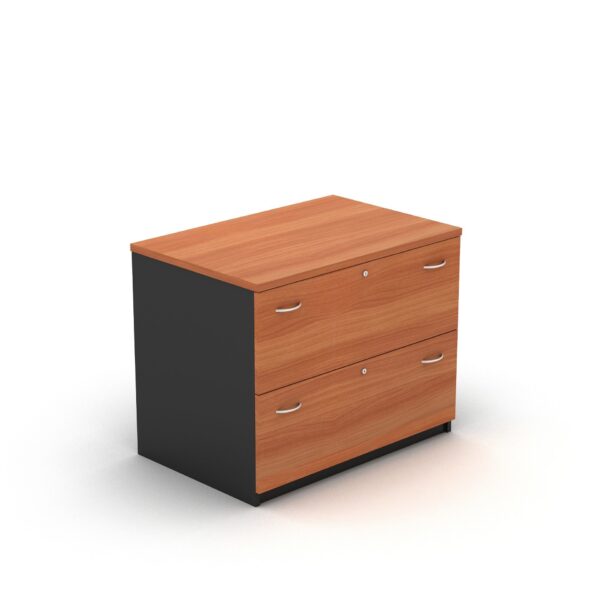 OM lateral filing cabinet in cherrry.