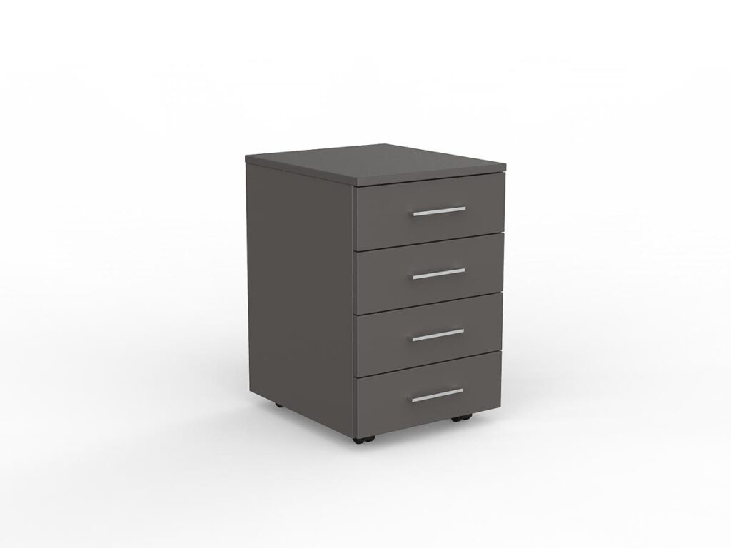 EkoSystem mobile four-drawer version in charcoal.