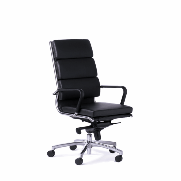 Mode high back chair in black.