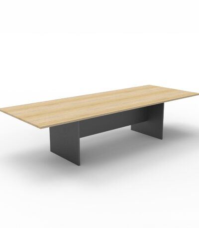 Rapid Worker boardroom table in oak.