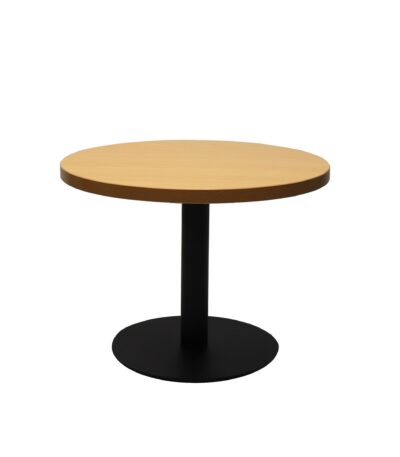 Estillo coffee table with black base and beech top.