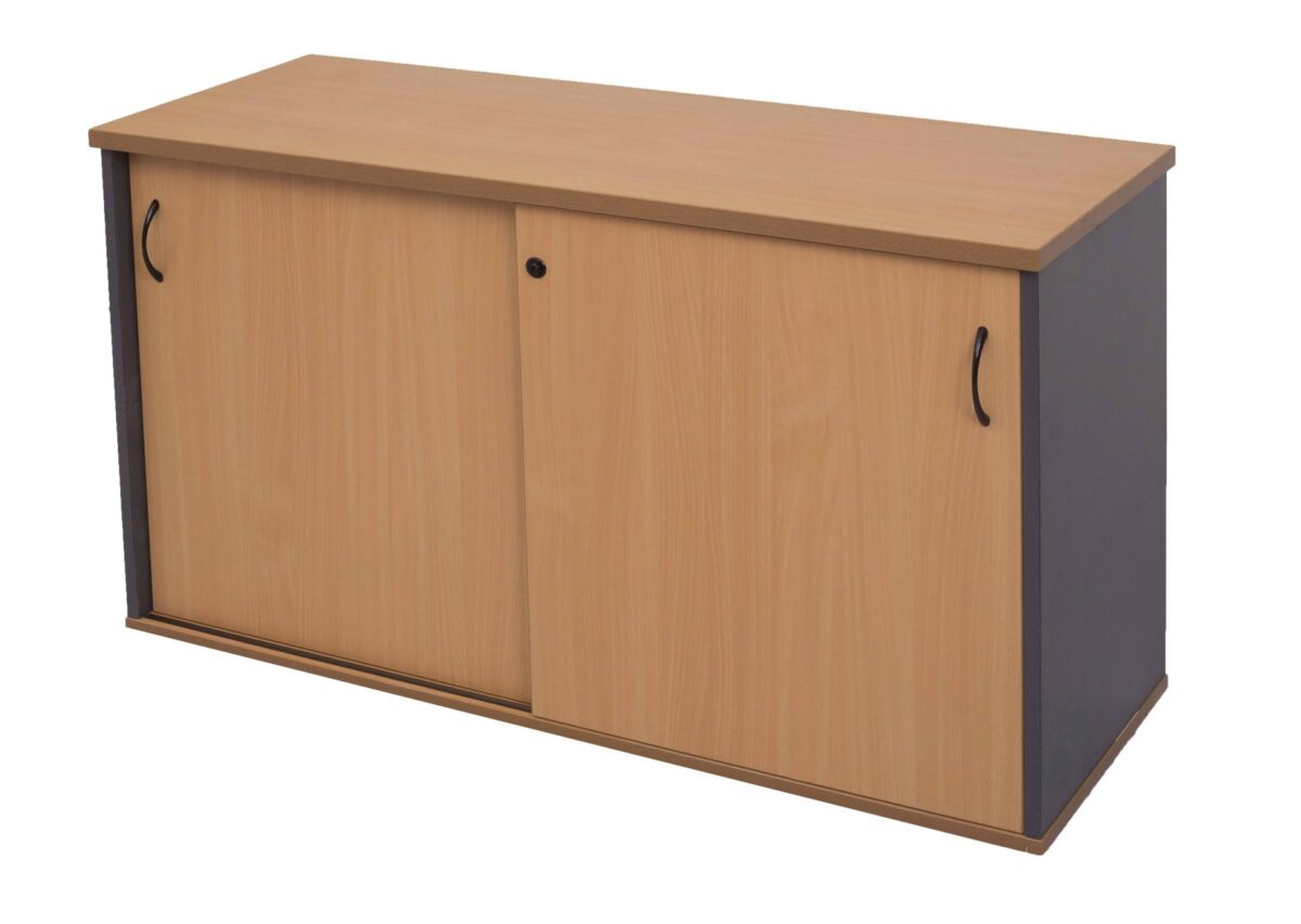 Rapid Worker credenza 1200 in beech.