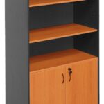 Rapid Worker wall unit in cherry.