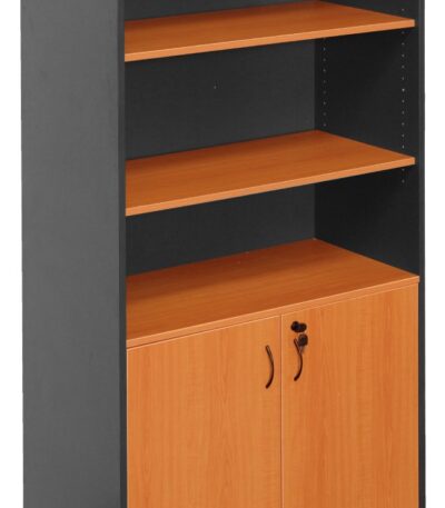 Rapid Worker wall unit in cherry.