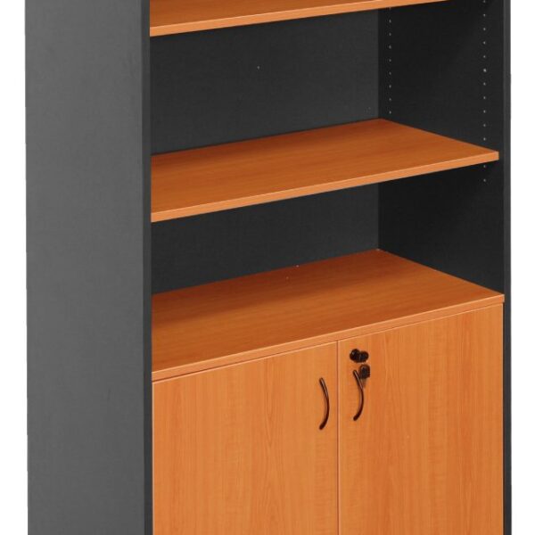Rapid Worker wall unit in cherry.