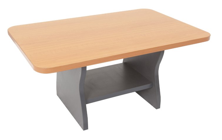 Rapid Worker coffee table in beech.