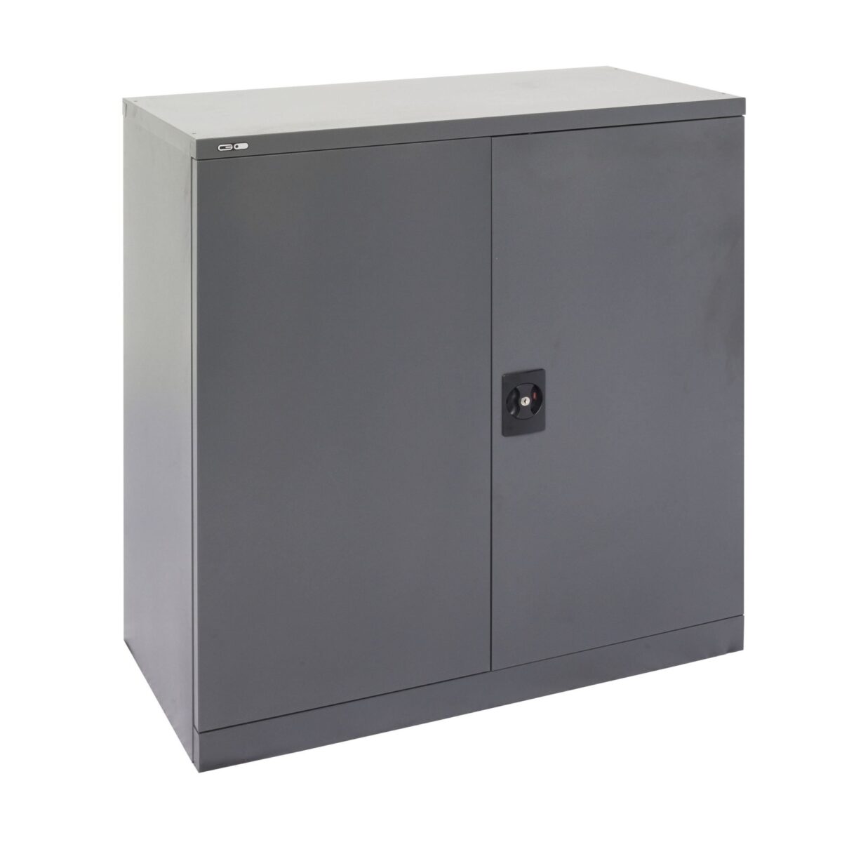 GO swing door cupboard 1015mm in graphite ripple.