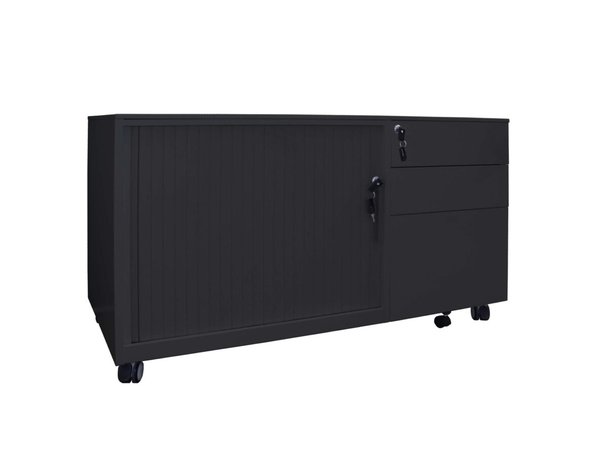 GO mobile caddy in black satin.