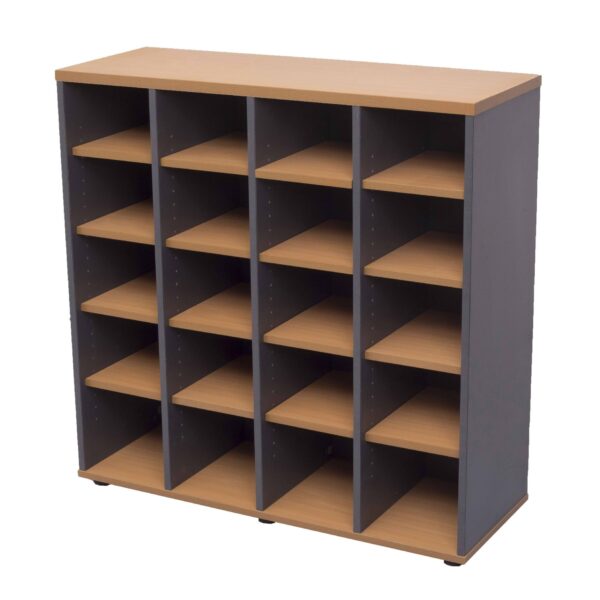 Rapid Worker pigeon hole unit in beech.