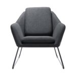 Cardinal lounge chair in charcoal.