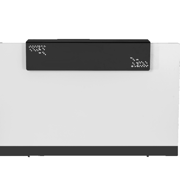 Front view of RC1809 reception counter.