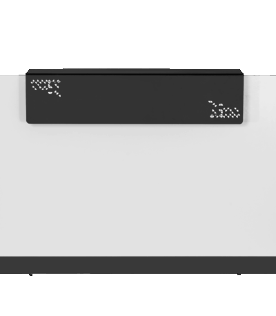 Front view of RC1809 reception counter.