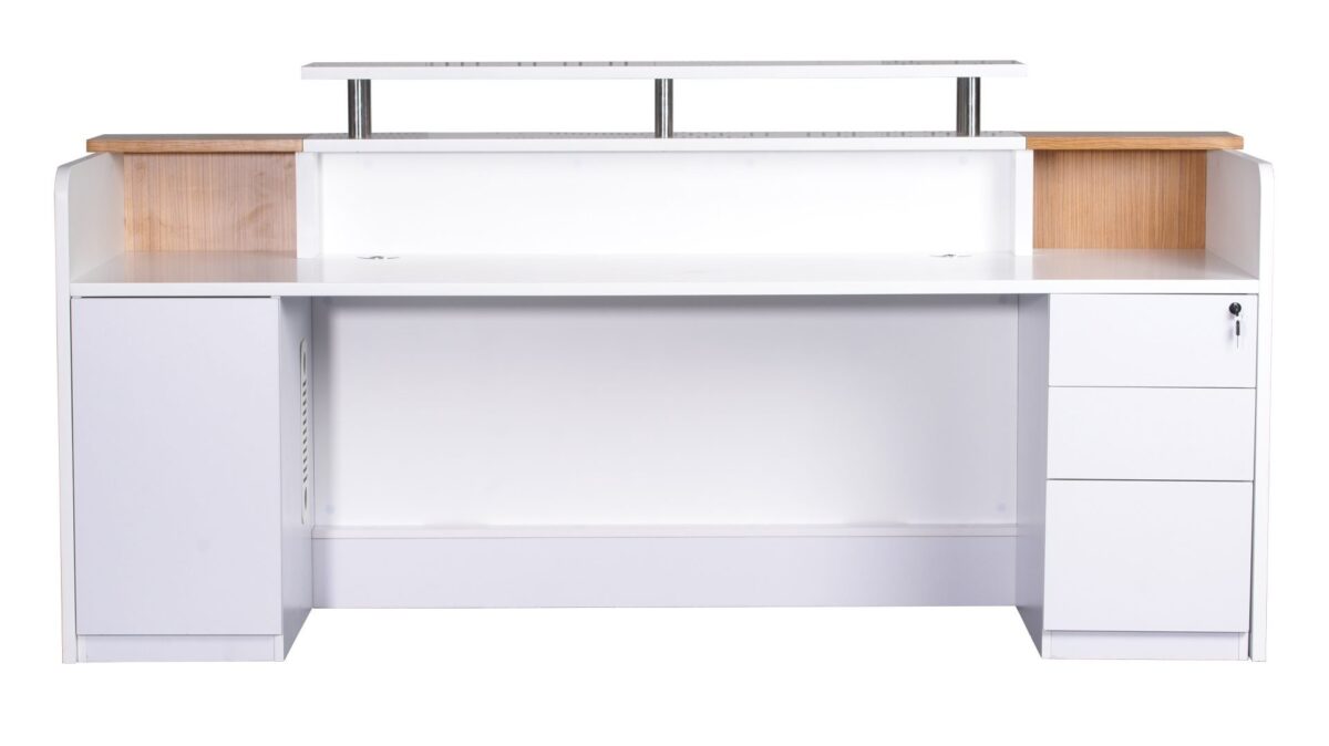 Rear view of Marquee reception counter.