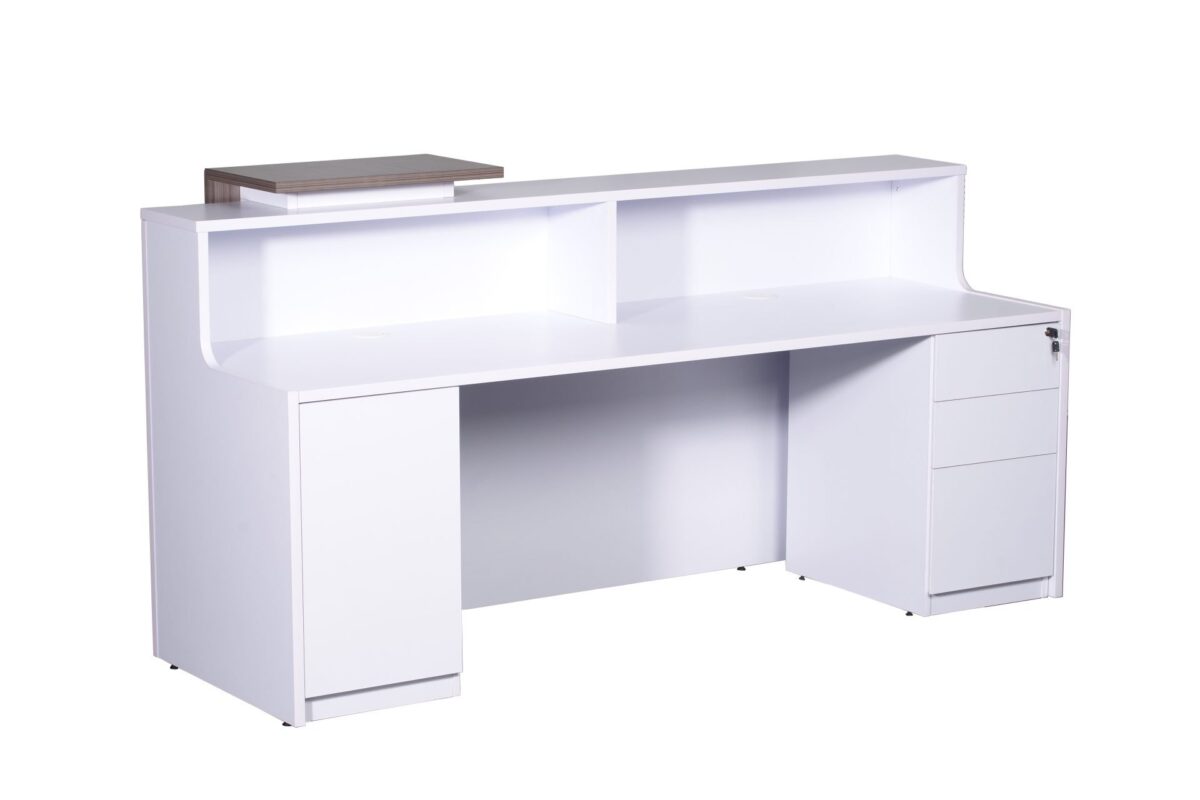 Rear view of Urban reception counter.