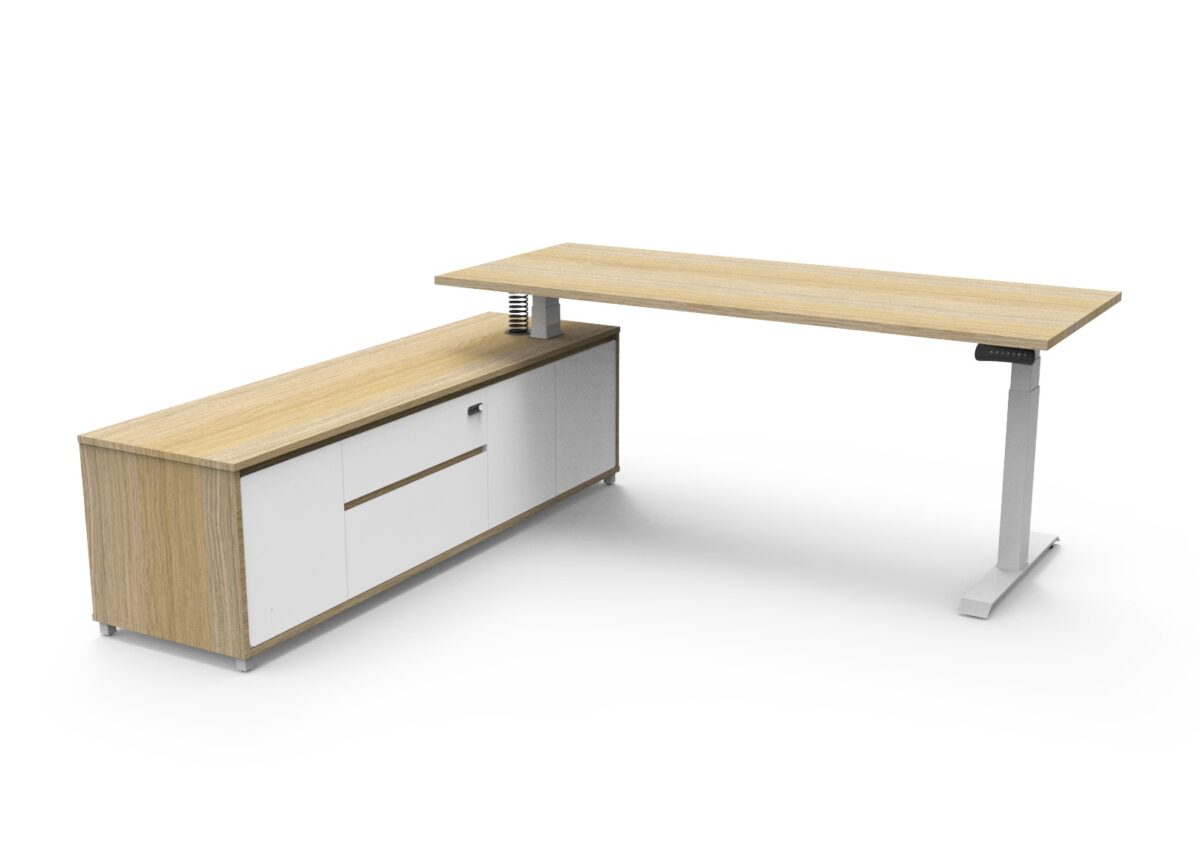 Boost electric executive desk.