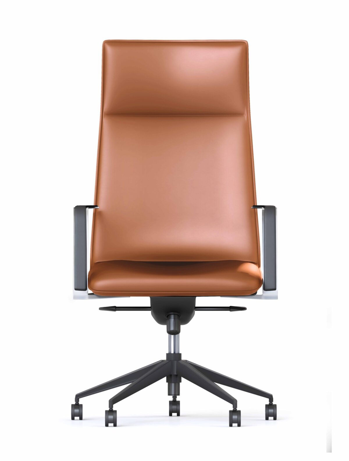 High back Mirage chair in tan.