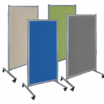 Modulo mobile pinboards.