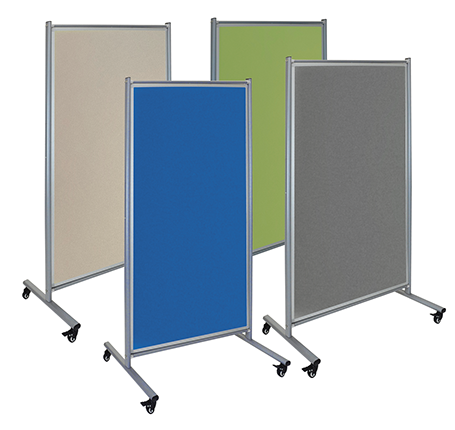 Modulo mobile pinboards.