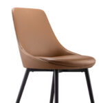 Eros chair in amber PU.