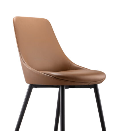 Eros chair in amber PU.