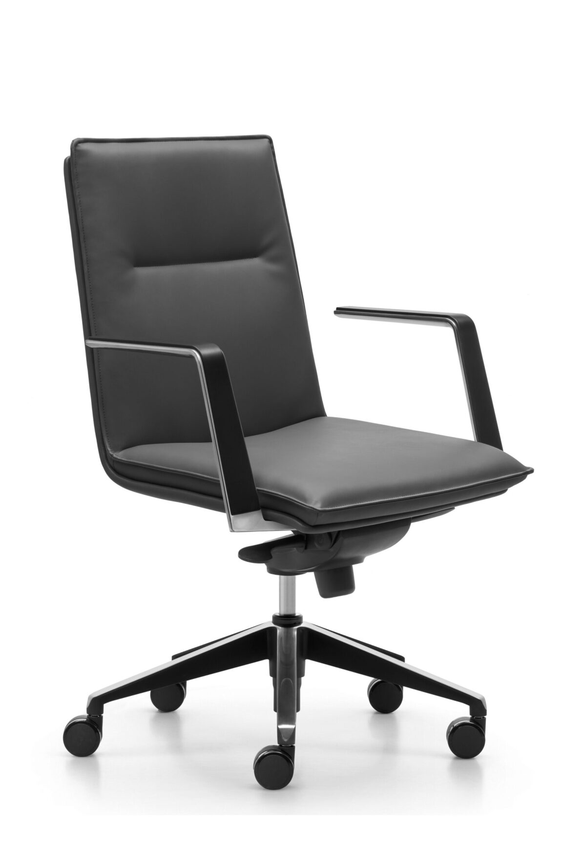 Mirage medium back chair in black.