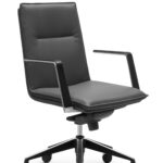 Mirage medium back chair in black.