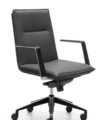 Mirage medium back chair in black.