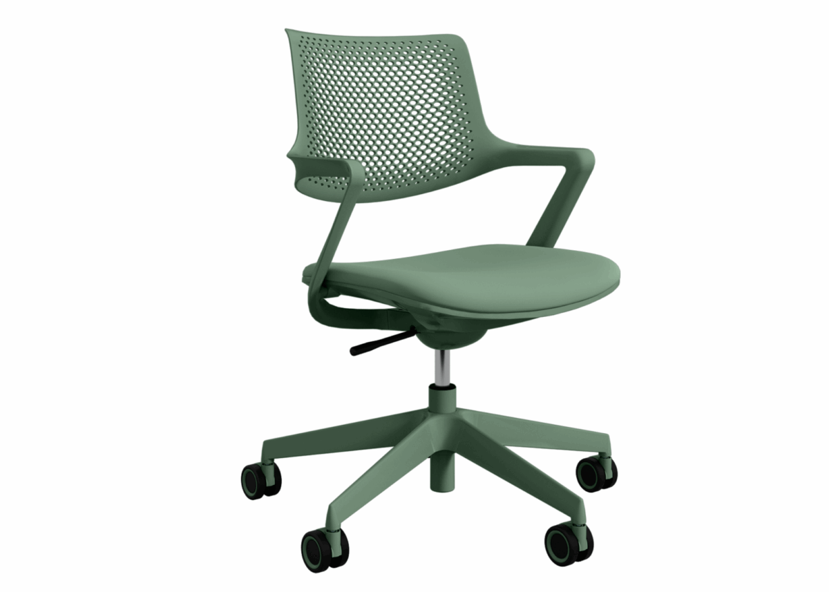 Loki meeting chair in Eucaly Green.
