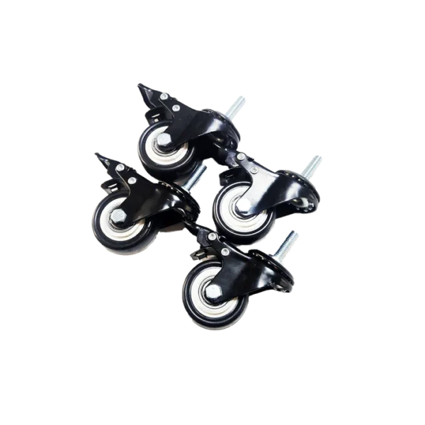 Set of four UpDown castor wheels.