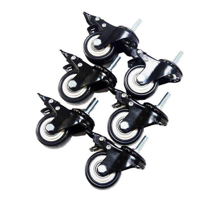 Castor_Single_Wheel_6 Set of six UpDown castor wheels.